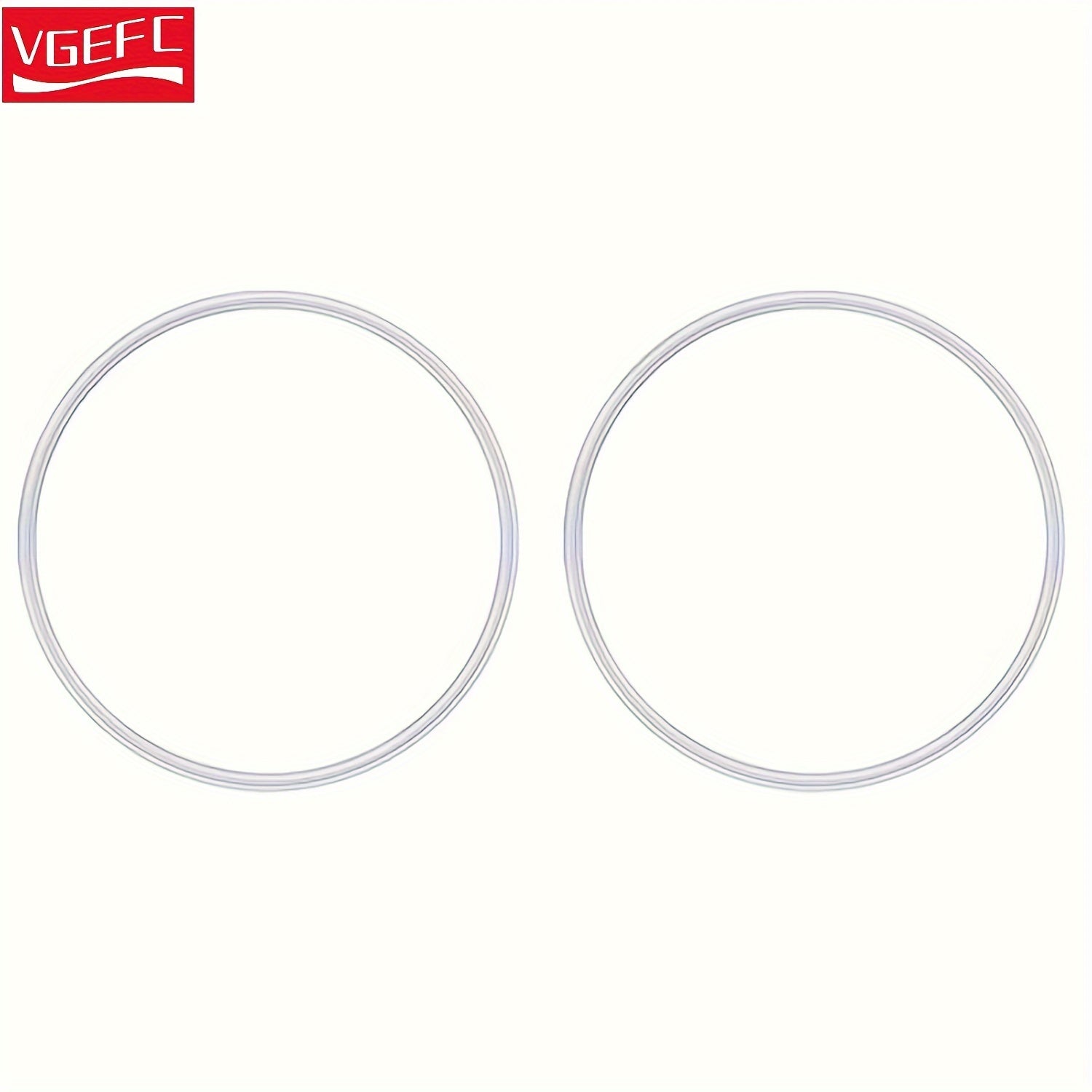 2 Pack White Rubber O-Ring Gasket Seals for Blender Replacement