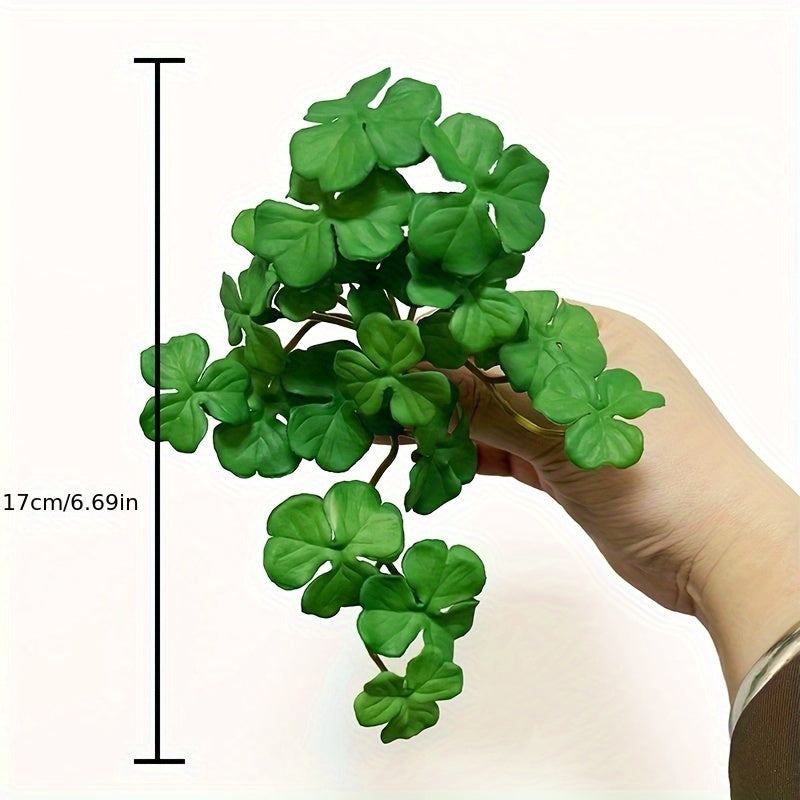 Artificial Green Plant with Copper Coin Grass and Ivy for Home or Shop Decor