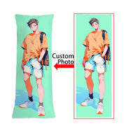 Anime Couple Body Pillow Cover Soft Polyester Plush 50.8x137.16 cm Personalized Gift