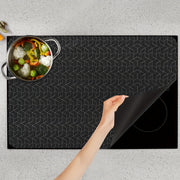 Skratch qilmaydigan, issiqqa chidamli pechka himoyachisi - qo'shimcha katta silikon induksiya pishirish mato, uzoq muddatli foydalanish uchun poliuretan tolasi bilan