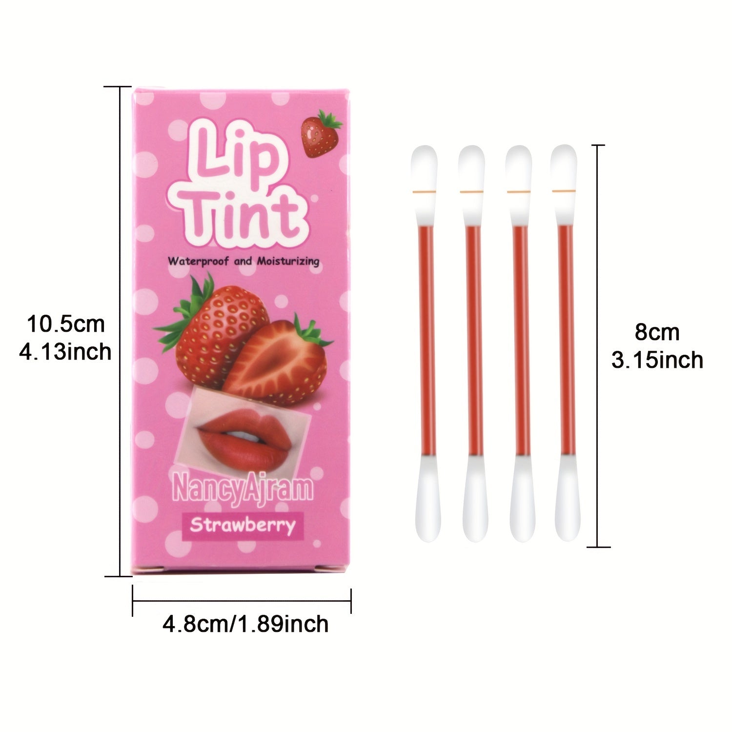 Женский портативный блеск для губ и помада с ароматами клубники, винограда, питая и граната