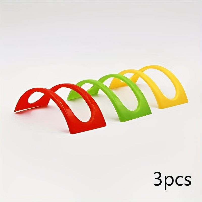 Colorful Reusable Taco Holder Set Includes 3 6 12 and 18 Pieces Kitchen Utensil