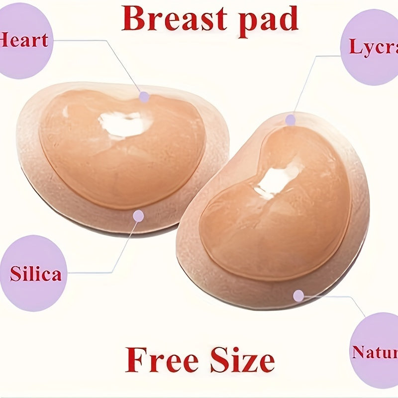 Reusable Bra Insert Pads for Women Solid Color Chest Enhancers Comfortable Lingerie Accessories