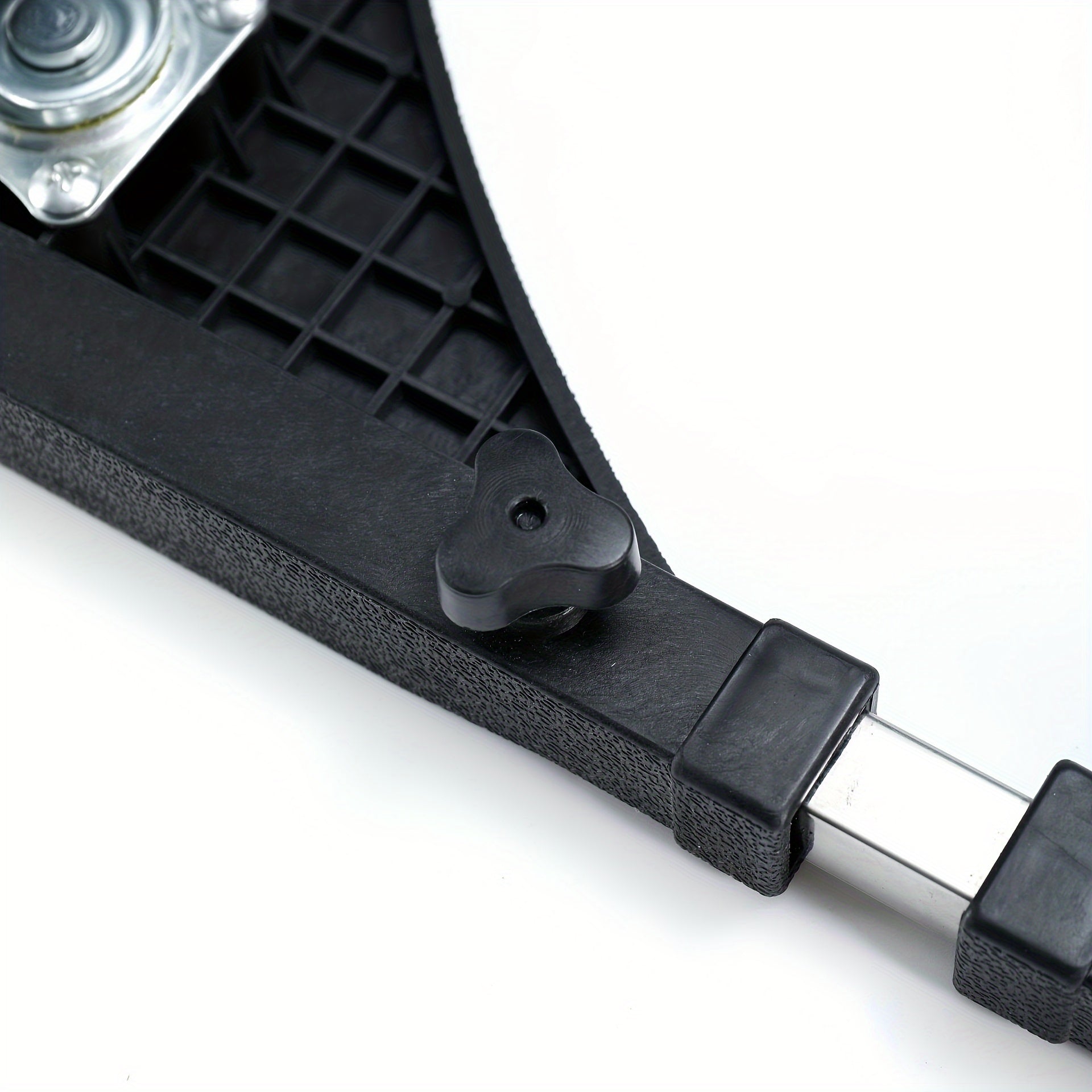 Qattiq po'latdan yasalgan texnika uchun lockli g'ildiraklar bilan shkaf yoki kir yuvish mashinasiga mo'ljallangan transport vositasi