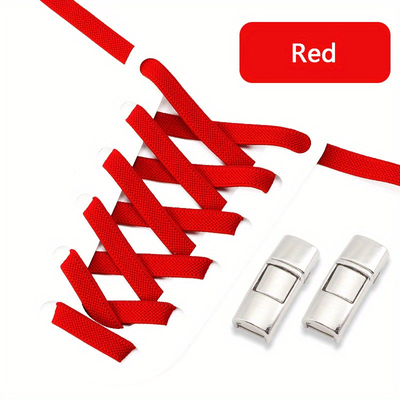 Шнурки без шнуровки с алмазными крестовыми замками для повседневных кроссовок, эластичный ацетат