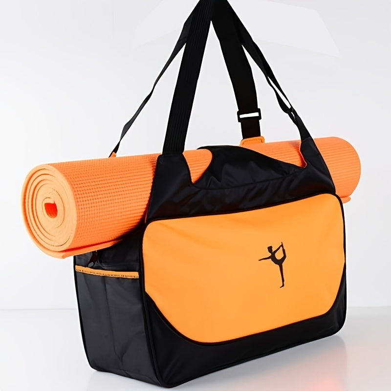 Bolsa de deporte de nylon grande capacidad, ligera, para gimnasio, yoga, fitness, danza y gimnasia