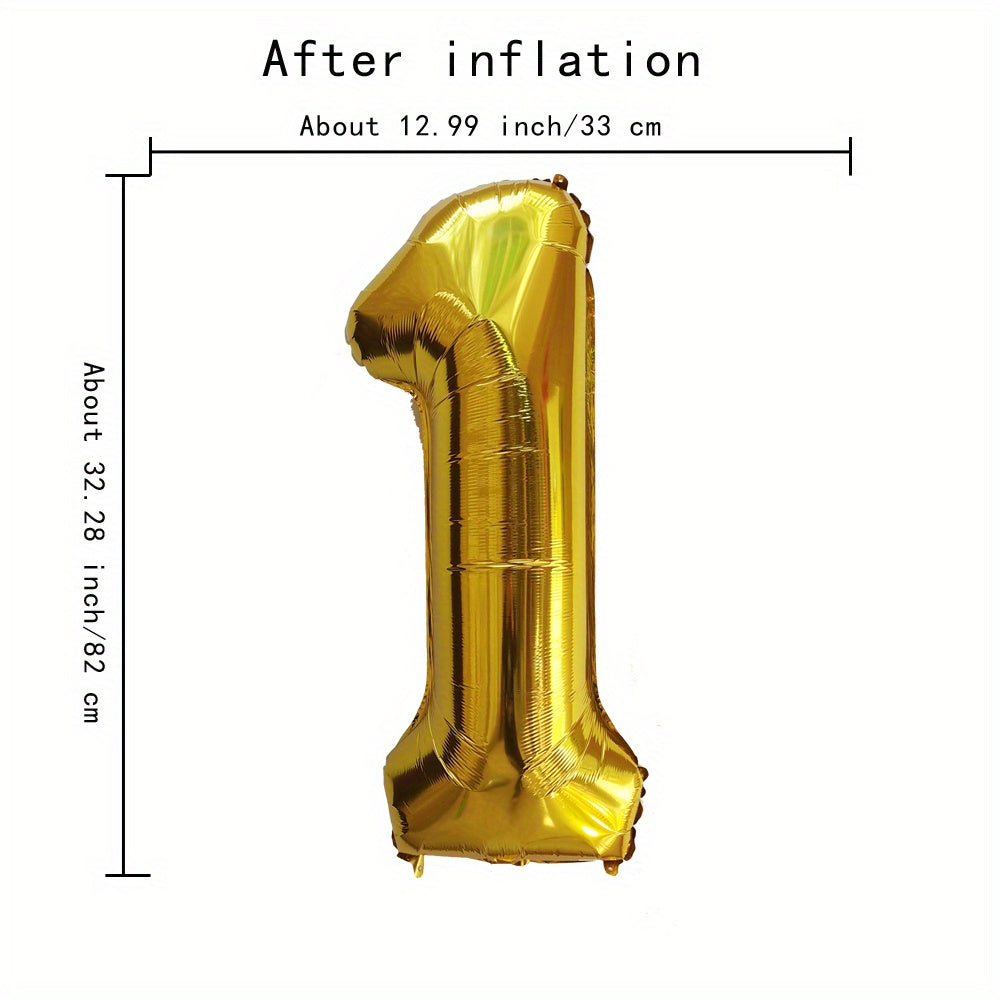 Large Gold Aluminum Film Balloon 101.6cm for Birthday Party Decorations