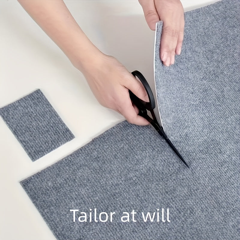 Non-Slip Adhesive Carpet Roll 40.64cm x 200.66cm for Stairs Hallways Office Bedroom