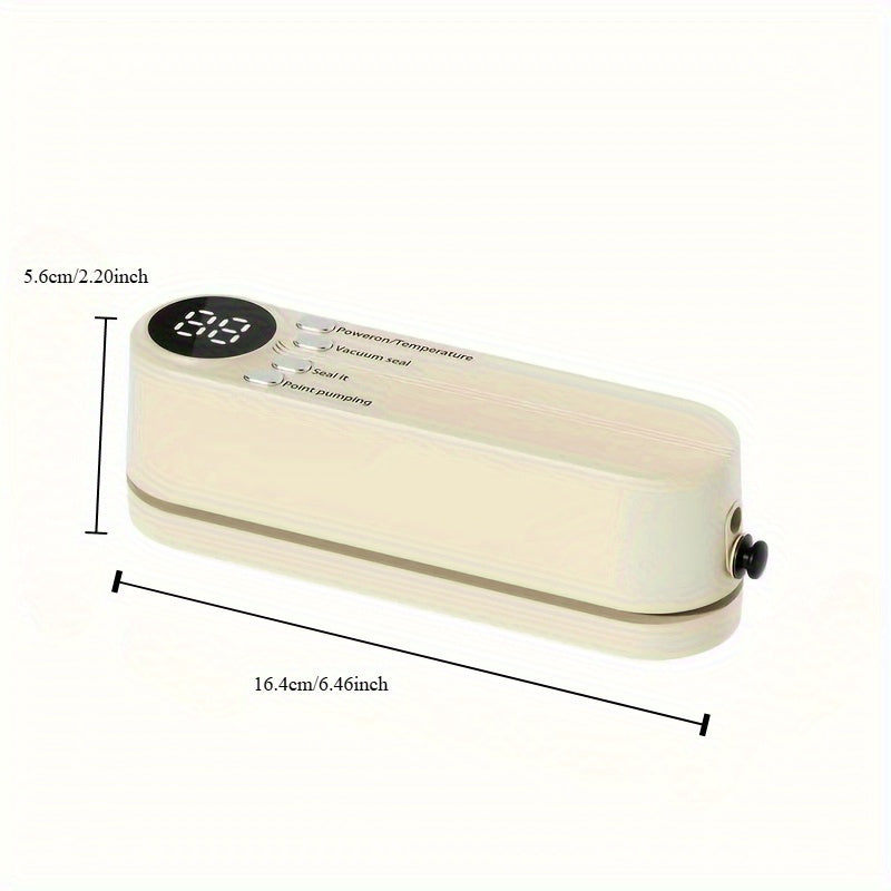 Qayta to'ldiriladigan oziq-ovqat vakuum yopishqoq uchun oshxona va tashqarida foydalanish bilan Snack Seal System