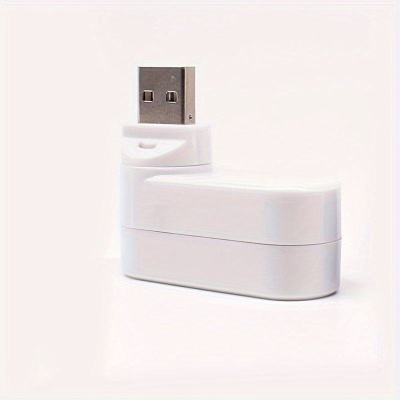 Мини-USB сплиттер-адаптер с 3 вращающимися портами для ноутбука и ПК