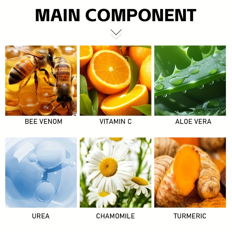 Crema unisex de veneno de abeja para cuidado de las articulaciones para espalda, cuello, manos, pies hidratantes
