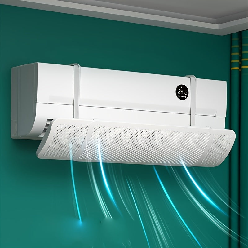 Universal Plastic Air Conditioner Deflector No-Drill Easy Installation Airflow Guide