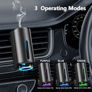 Car Air Vent Aromatherapy Diffuser Rechargeable Battery 3 Modes Essential Oil