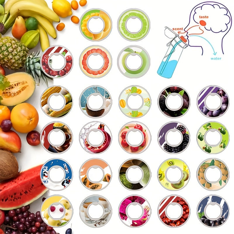 Zero Sugar Fruit Flavor Pods for Sports Bottles BPA-Free Lightweight Hydration