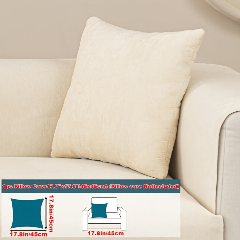 Chenille Sofa Cover for Armchairs and 4-Seater Sofas Pet-Friendly Non-Slip Machine Washable