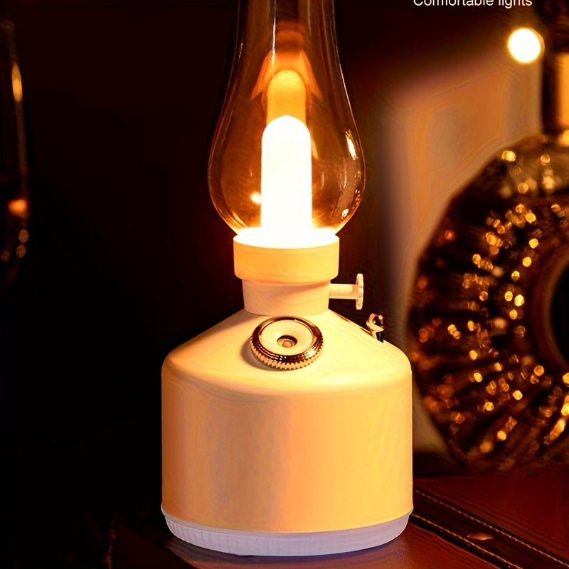 Портативный увлажнитель с LED-подсветкой, питание от USB, ультразвуковой, резервуар 1 л