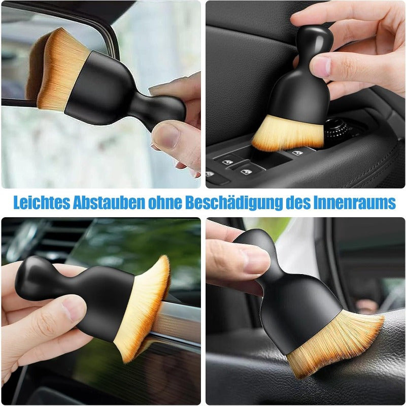 Kit de lavado de coches de poliéster de 11 piezas para limpieza interior y exterior, cepillos para neumáticos, esponjas de microfibra