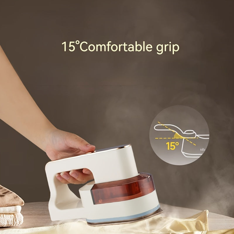 Portable Handheld Steam Iron for Travel and Fabrics, Compact and Easy to Use