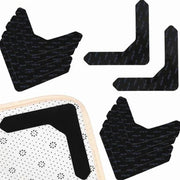 Carpet Corner Pads for Area Rugs 6/14/28 Pack Anti-Slip Reusable Washable L-Shaped Stickers