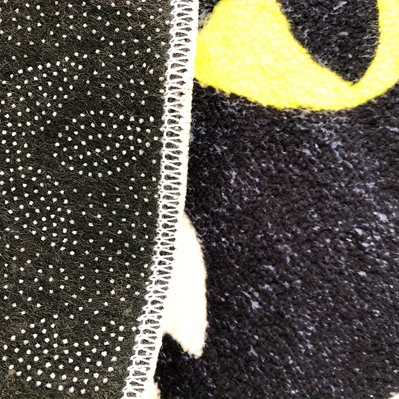 Sun'iy kašmir mushuk shaklidagi gilam, sirpanmaydigan, namlikka chidamli, mashina bilan yuviladigan polyester