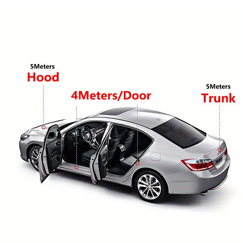 Tira de sello de goma para puerta de coche, impermeable, insonorizada, a prueba de ruido, borde, 5m