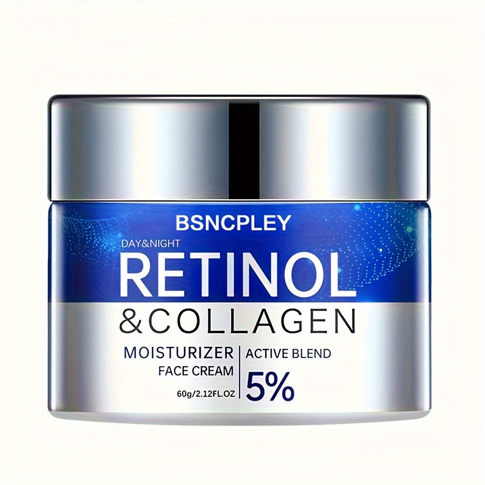 Alcohol-Free Retinol Collagen Firming Cream and Hydrating Serum Set for All Skin Types