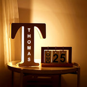 Personalized Wall Sconce with Engraved Name Night Light USB Powered Long-Lasting LED Bedroom Decor