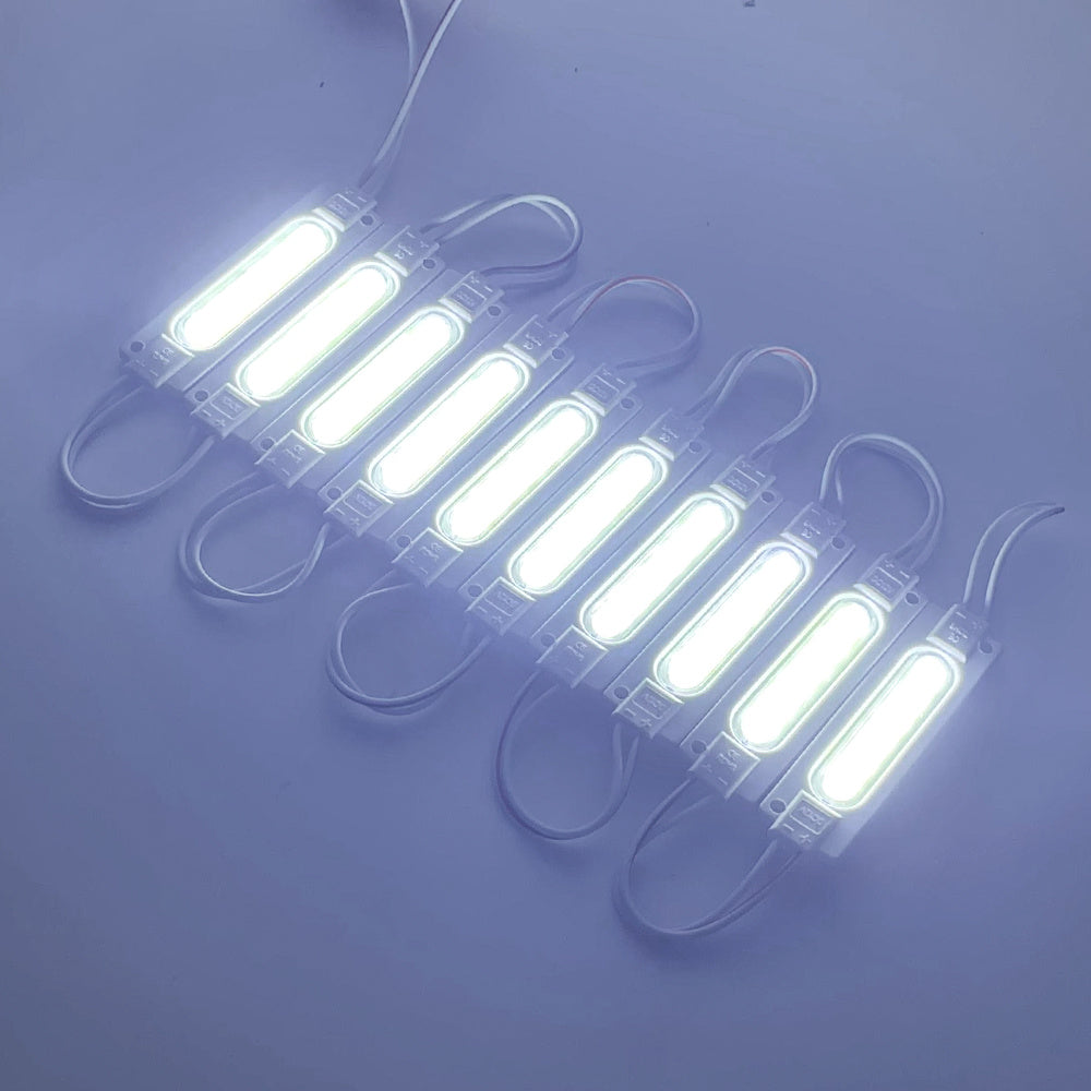 10PCS Módulos de luces LED COB para camión y coche DC12V 24V luces de advertencia laterales