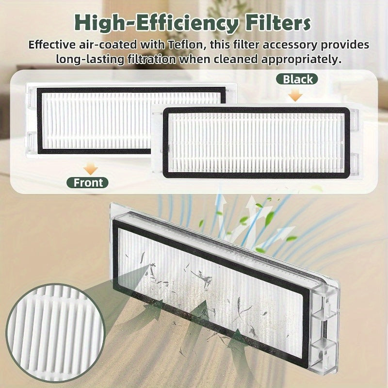 32-Piece Robot Vacuum Accessory Kit with Brushes Filters Mop Pads and Bags