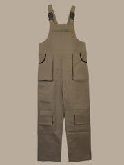 Men's Sleeveless Work Overalls Polyester Casual Multi Pocket All-Season