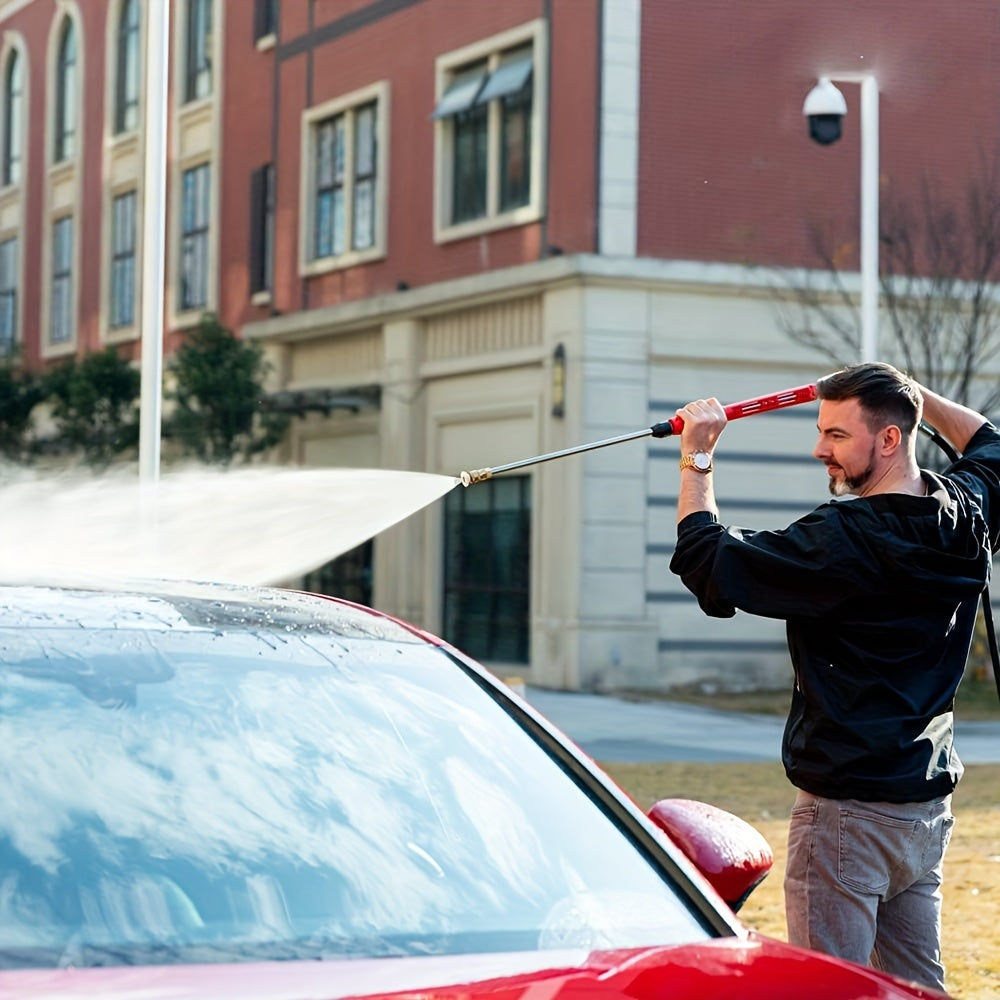 High Pressure Washer Gun with Extension Rod Nozzle Tips 5000 PSI Brass Metal