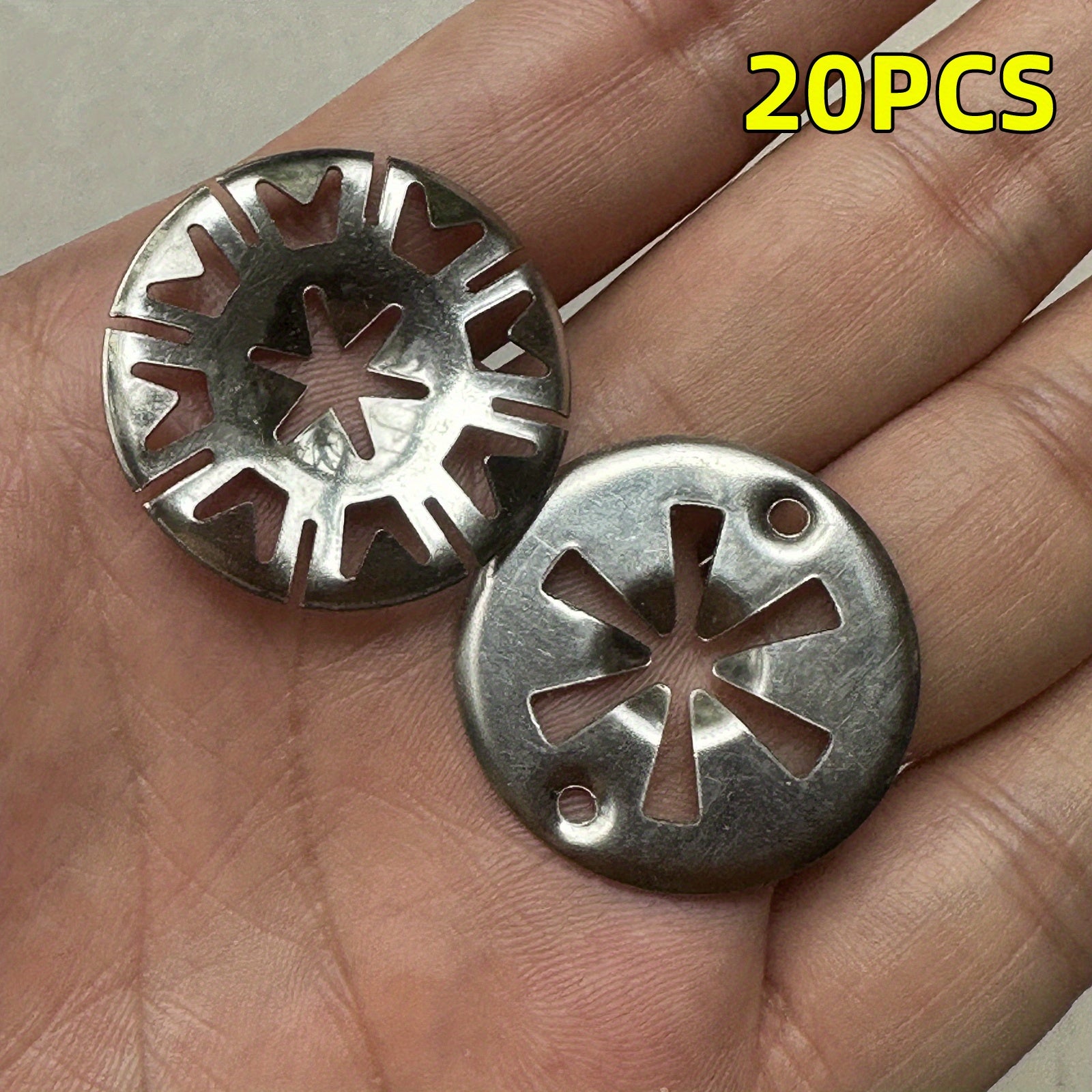 20 piezas de clips de cubierta de aislamiento del capó metálico bajo el motor, sujetadores automotrices