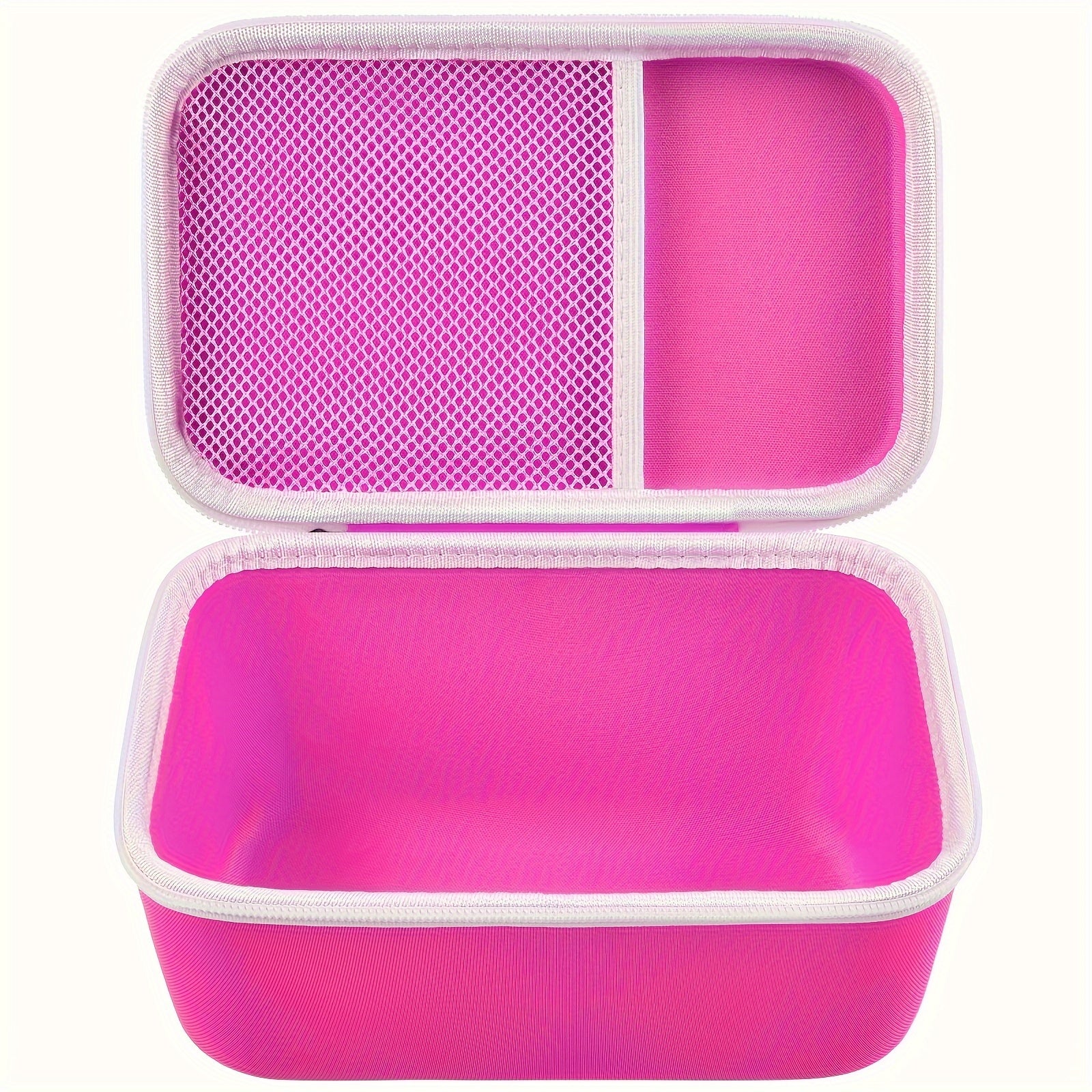 Travel Iron Organizer Case Durable EVA Gray Portable Storage with Mesh Pocket