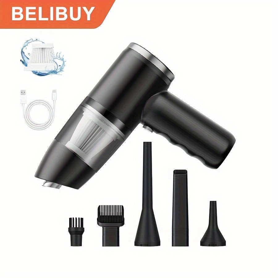 Mini Cordless Car and Home Vacuum Cleaner with Rechargeable Battery