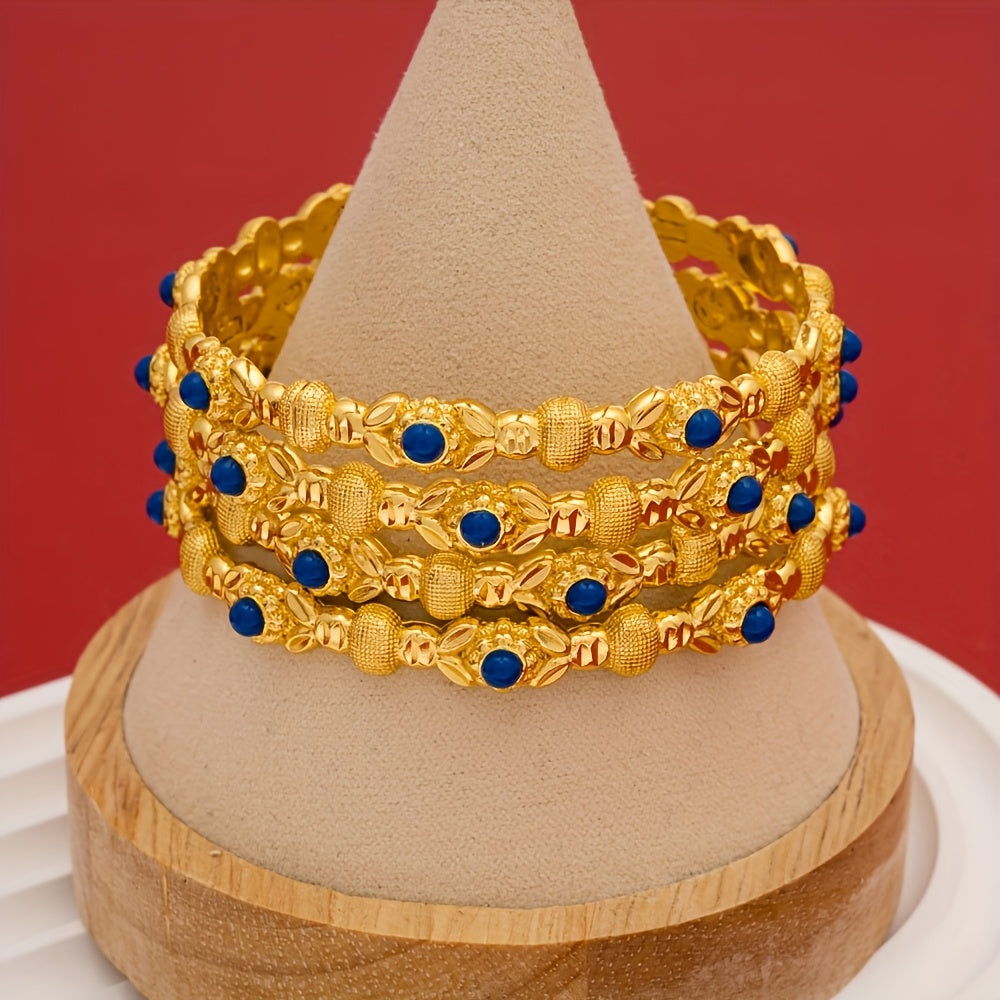 Women's Gold Open-Ended Bracelets for Festival Gift and Fashion Statement