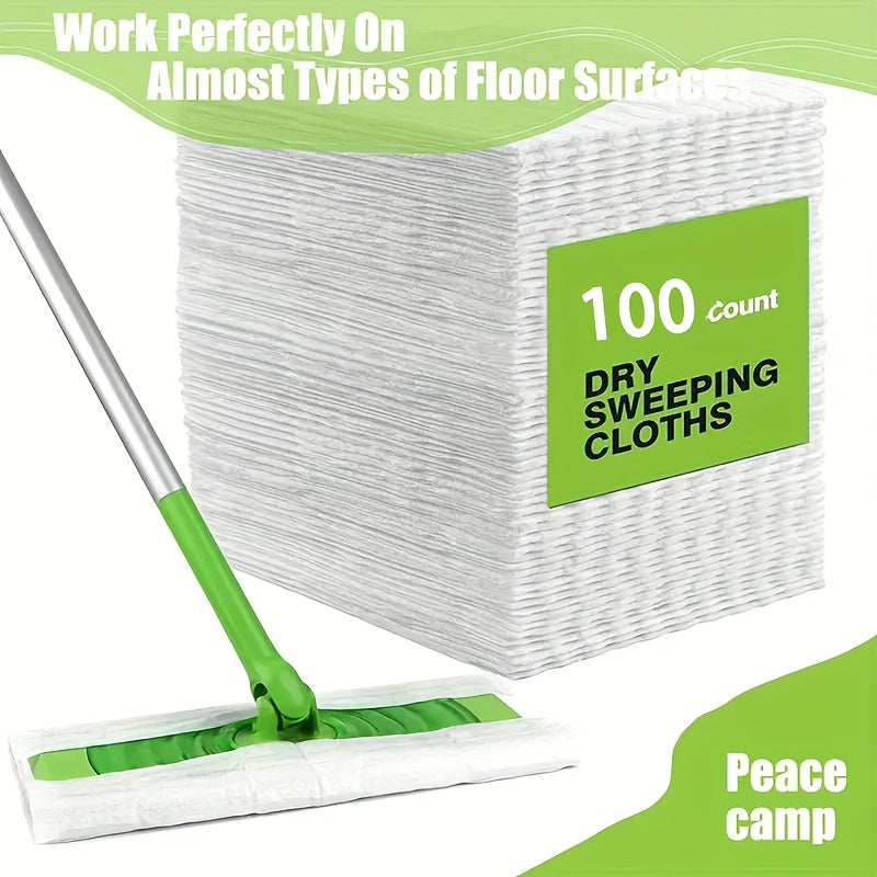 Reusable Electrostatic Dry Sweeping Cloths 30/60/100 Count High Absorbency