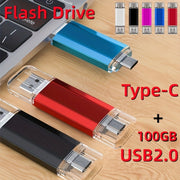 Dual C-Type USB Flash Drive 16GB OTG High-Speed Data Transfer for Android Smartphones and Tablets