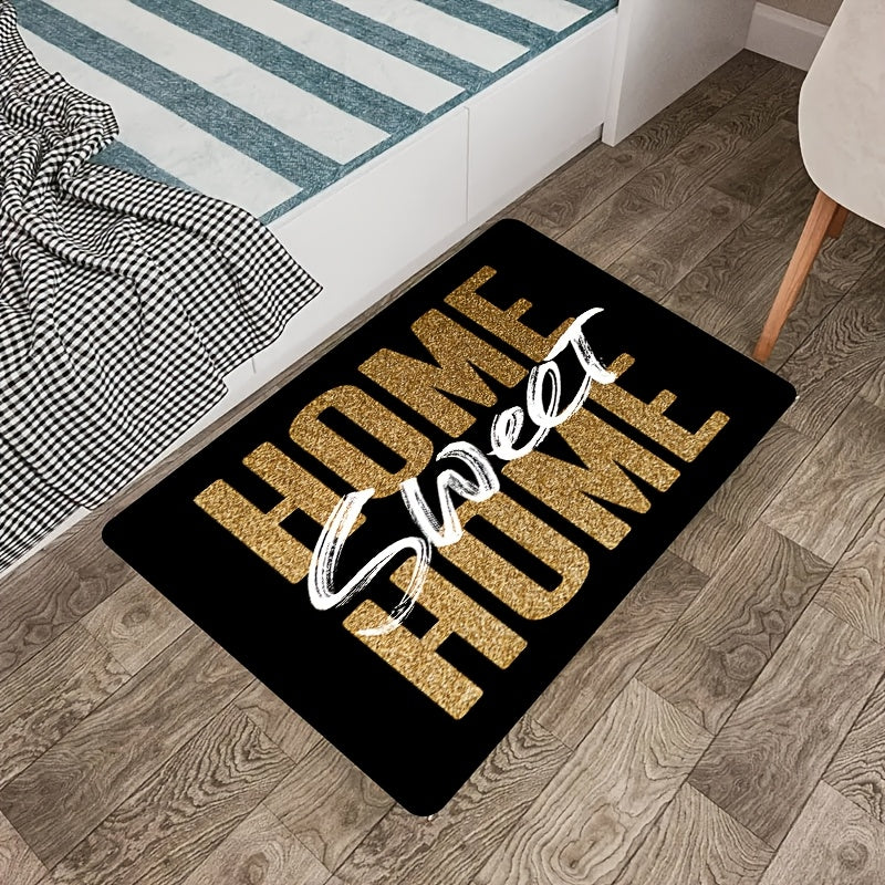 Home Sweet Home Doormat Non-Slip Machine Washable Entryway Rug