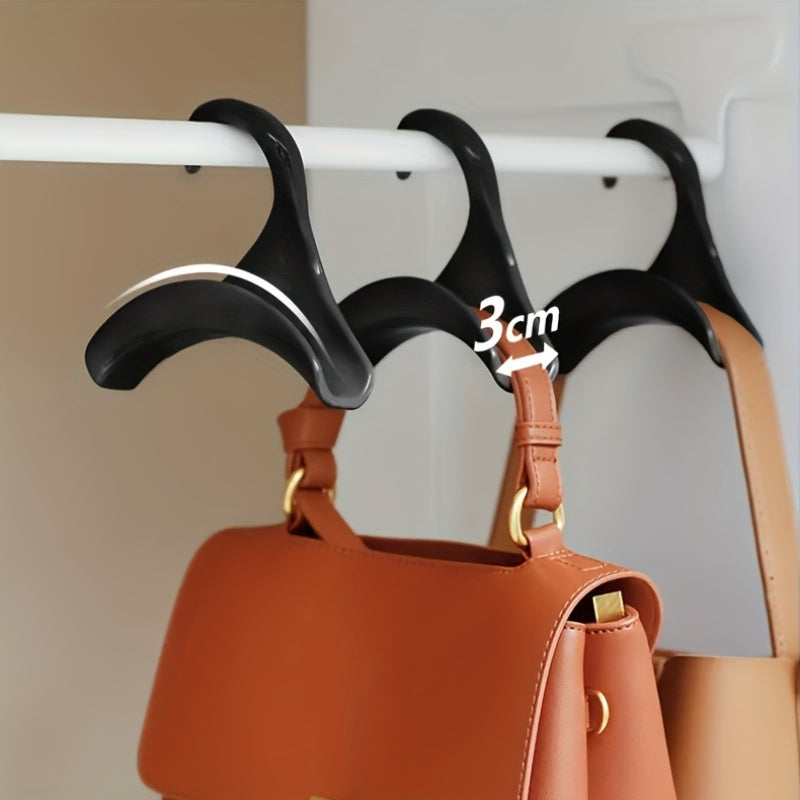 5 ta joyni tejovchi shkaf tashkilotchilari to'plami, zamonaviy oq va kul rangda - sumkalar, ruksaklar va kiyimlar uchun tutqichlar - ko'p maqsadli saqlash yechimi