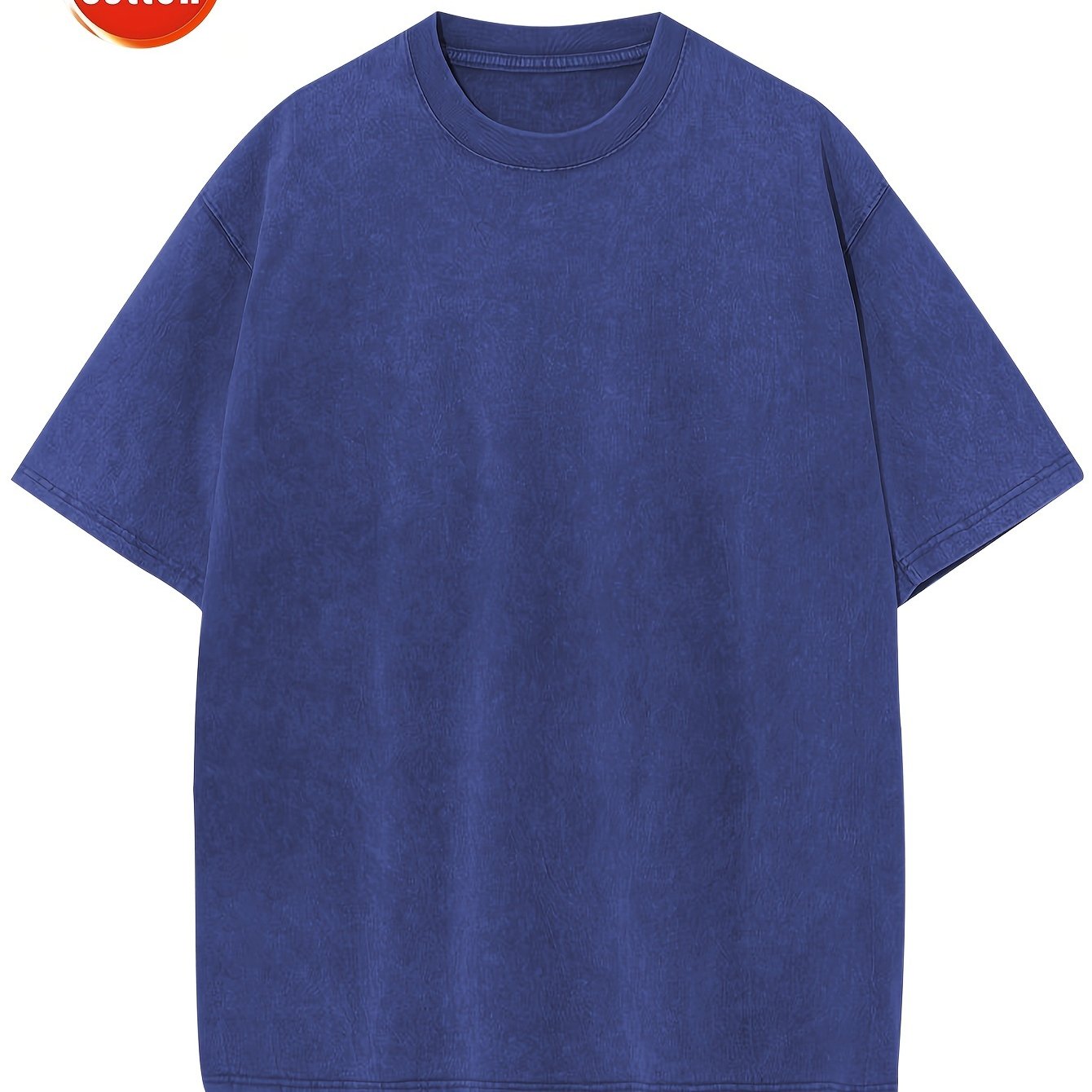 Yozgi ochiq havoda kiyish uchun vintage uslubidagi erkaklar paxta futbolkasi.