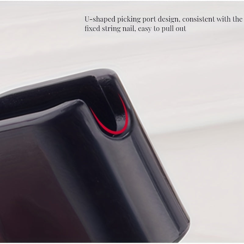 Acoustic Guitar String Change Tool Wooden Easy-to-Use Durable Black Plastic