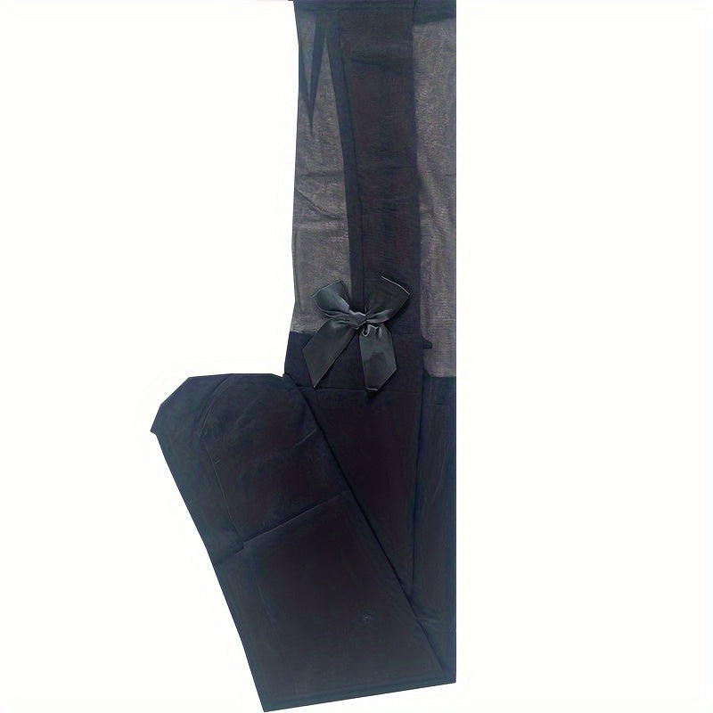 Women's Slimming Tights with Bow Details Thigh-High Pantyhose Stockings