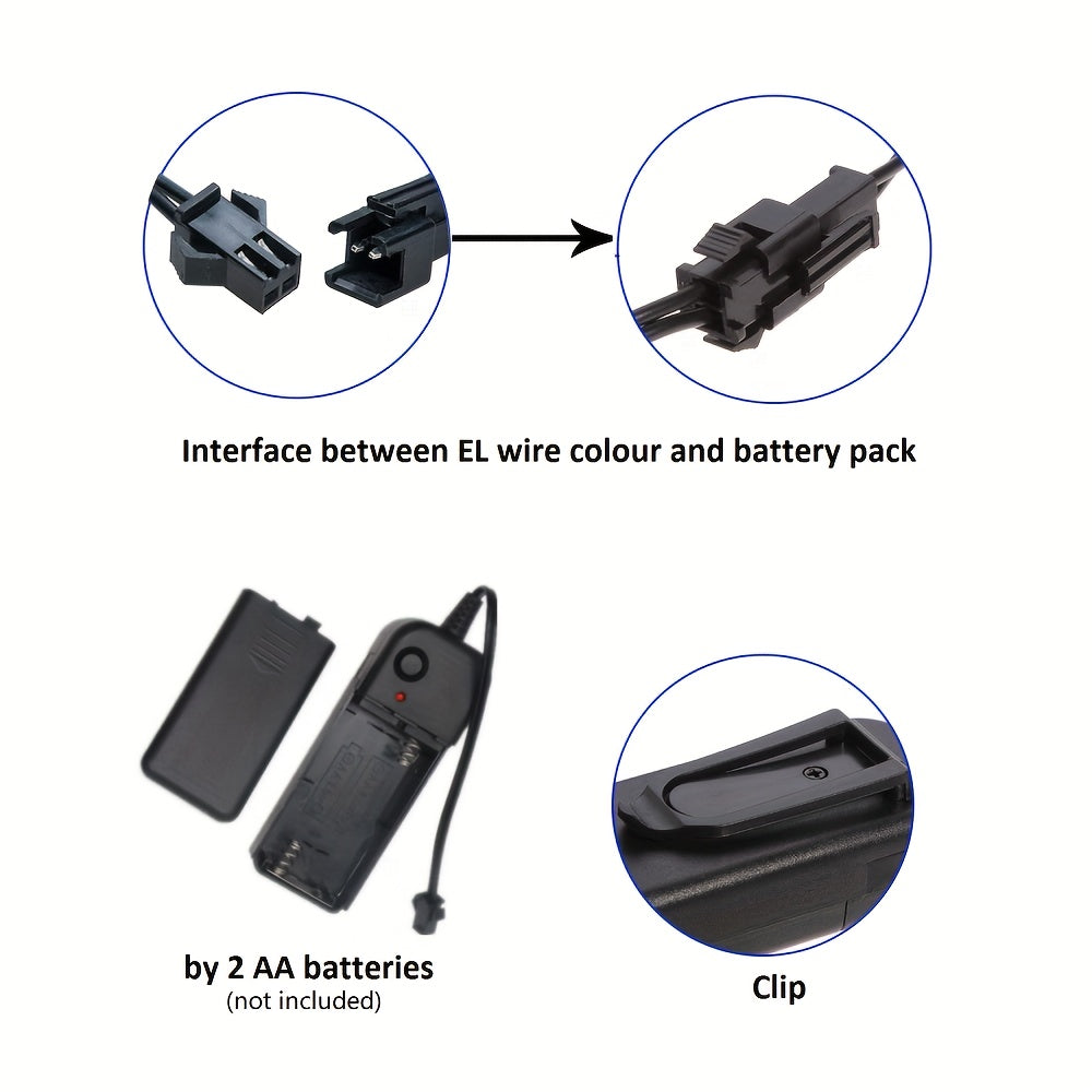 Neon Light Strip for DIY Decor Festivals Halloween Christmas Parties 360° Illumination