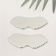Stainless Steel Gua Sha Board with Teeth Fascia Knife Facial Massage Tool