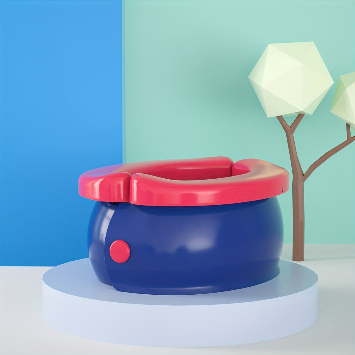 Portable Folding Toilet Seat with Storage Bag and 20 Poop Bags