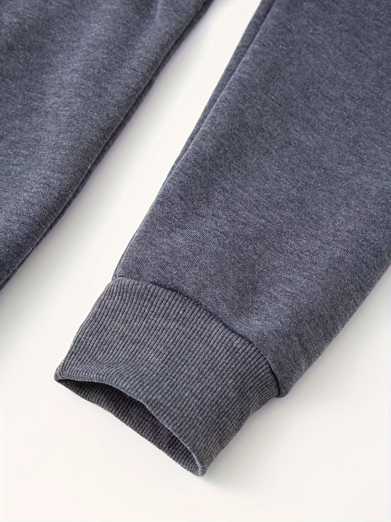 Men's Solid Color Polyester Half-Zip Hoodie with Kangaroo Pocket for Fall Winter