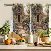 Juego de 2 toallas de cocina y mano ultra suaves y absorbentes, diseño de jardín victoriano