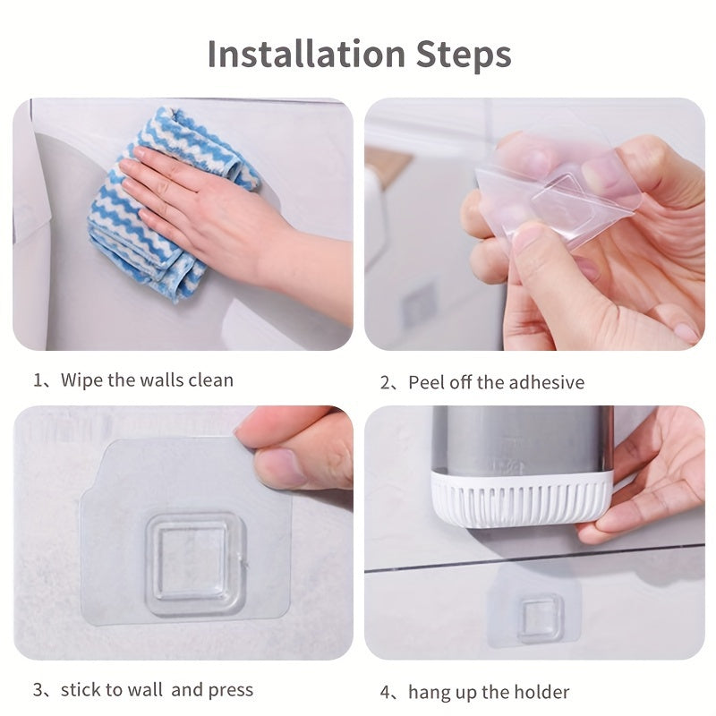 Набор щеток для унитаза с держателем, настенная щетка с длинной ручкой для чистки унитаза, гибкая щетка для глубокой очистки, устраняет мертвые углы, идеальна для уборки в ванной, необходимый инструмент и принадлежности для уборки