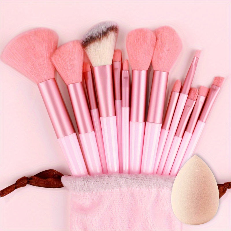 13pcs Soft Fluffy Makeup Brushes Set for Face Eye Blush Powder Foundation