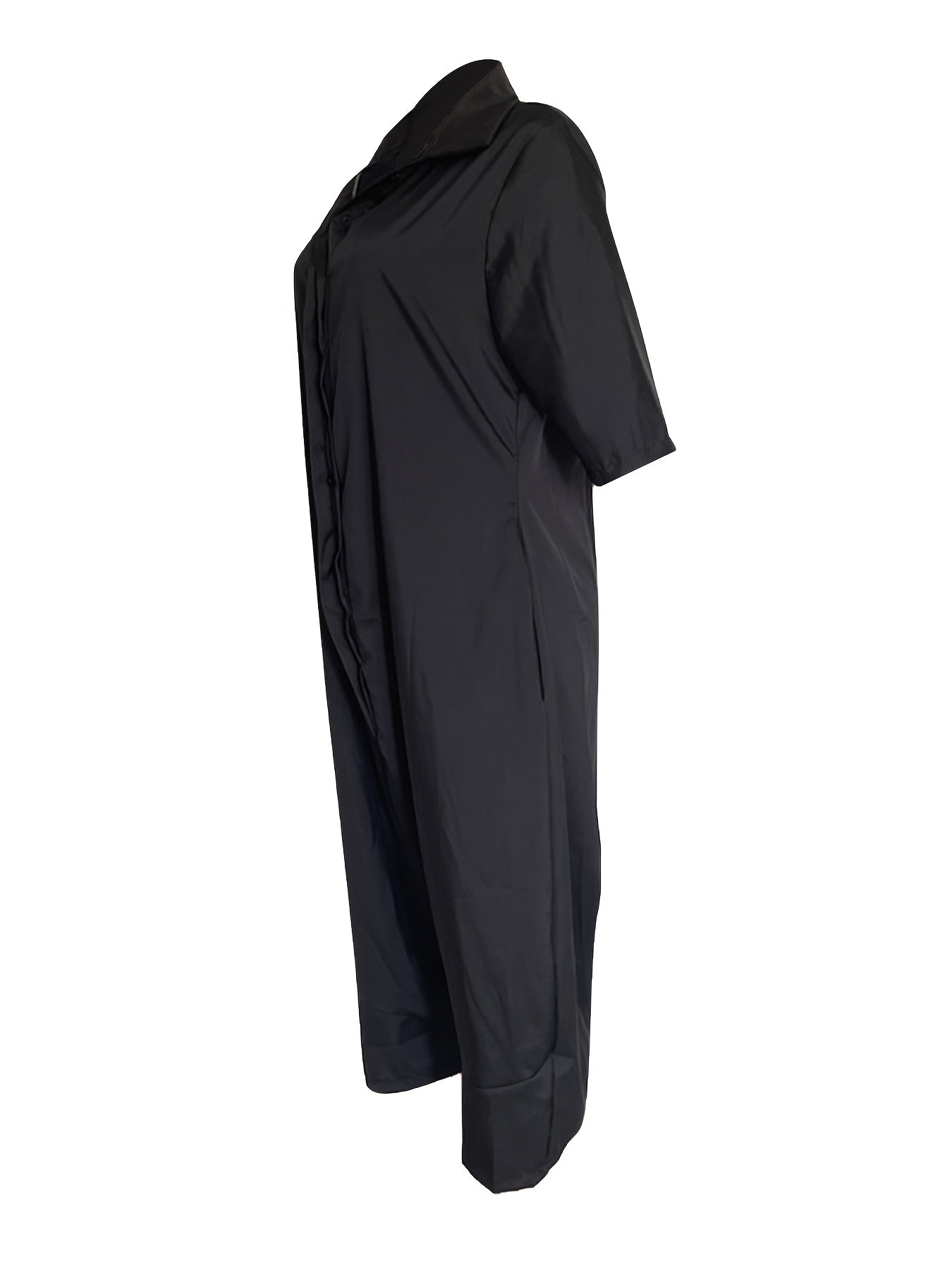 Women's Plus Size Loose Wide Leg Jogger Pants Black Comfortable Activewear